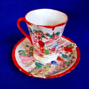 Vintage Chinese Cup and Saucer
